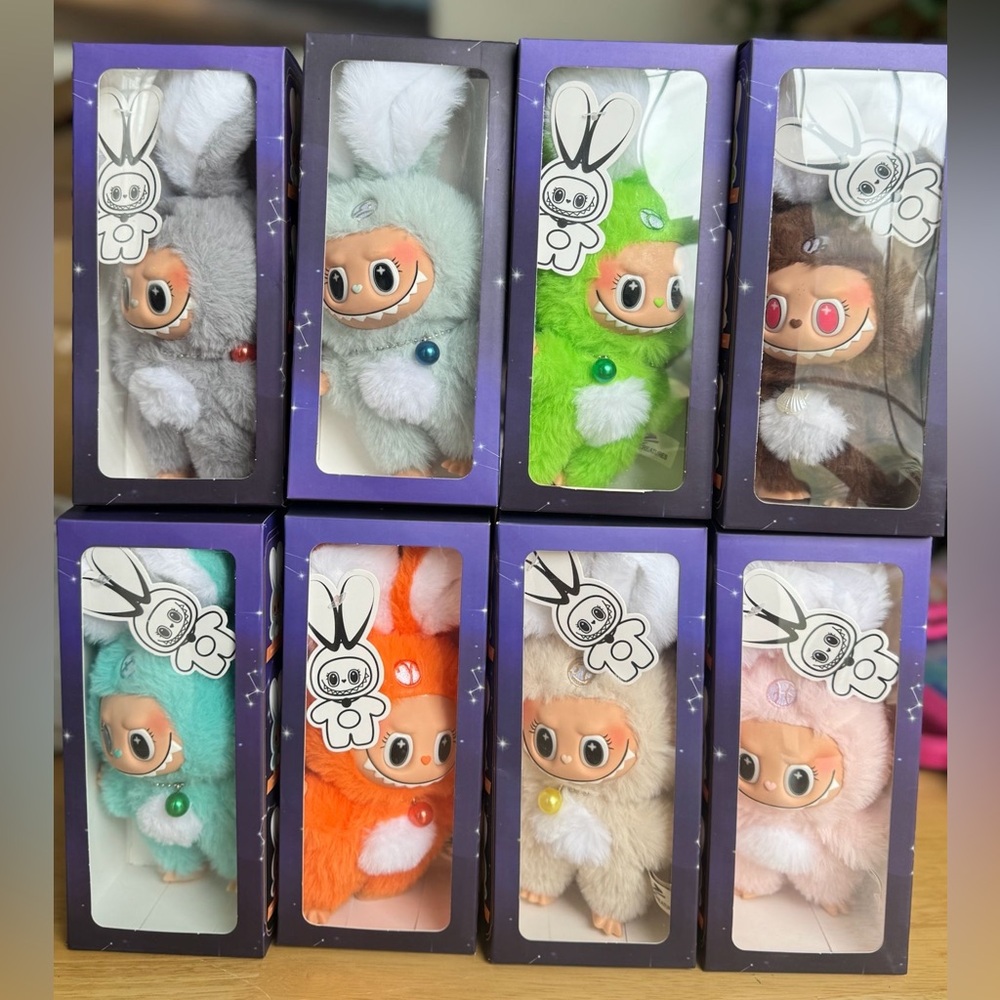 ZODIAC Constellations Labubu Customized Signs “Smart Creature” plush keychains